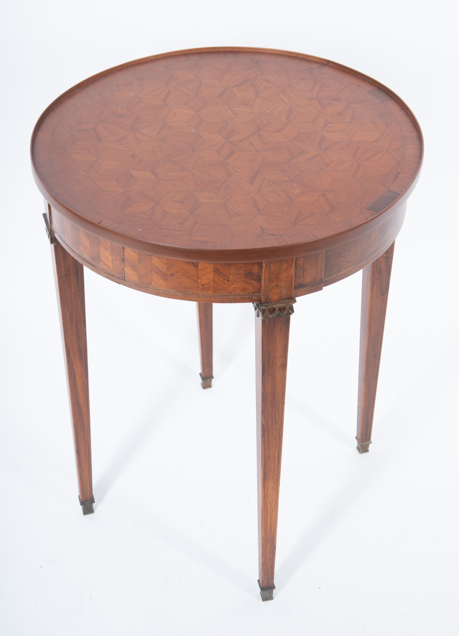 French Marquetry Inlaid Occasional Table (1 of 4)