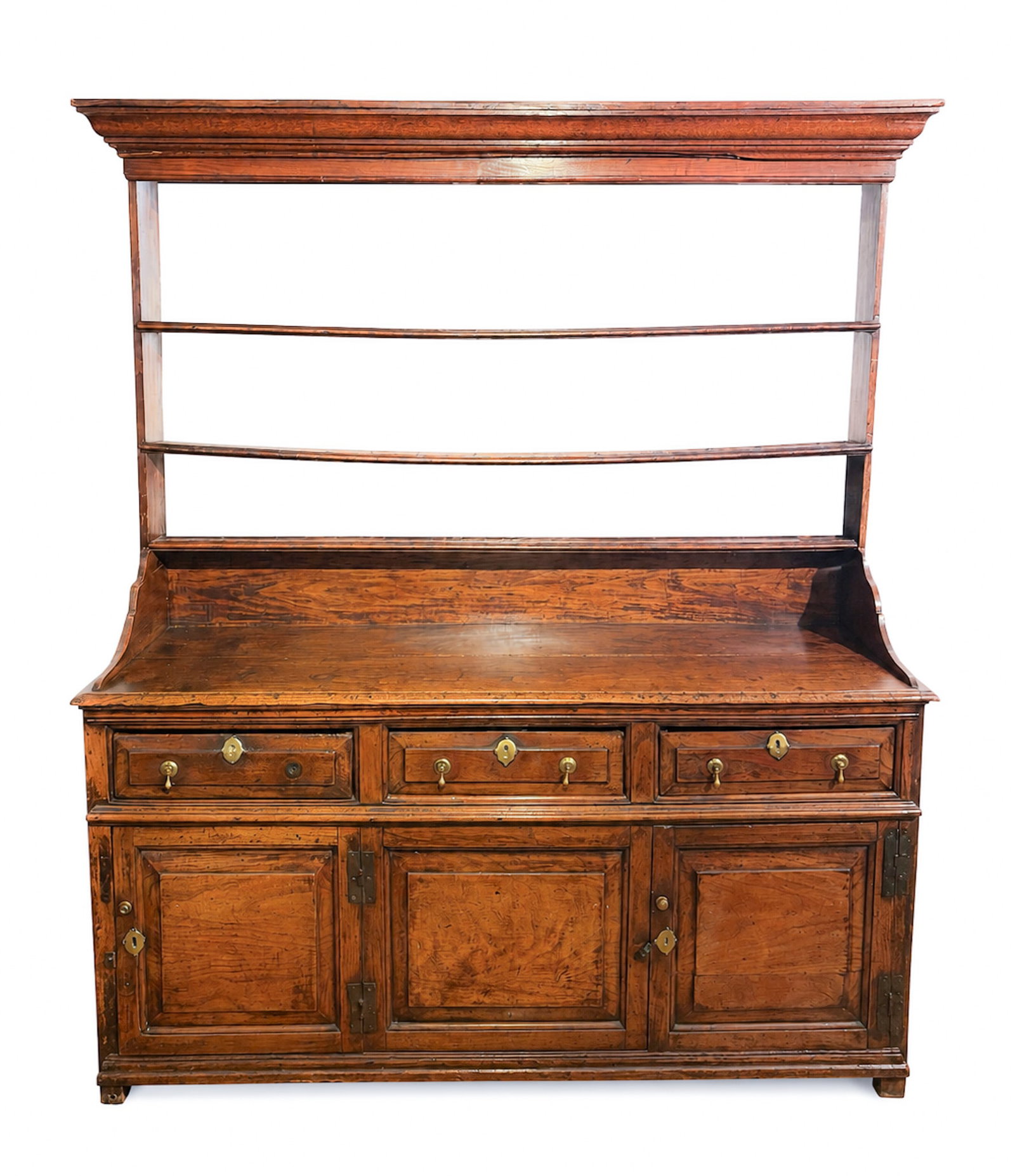 Antique English Oak Welsh Dresser (1 of 3)