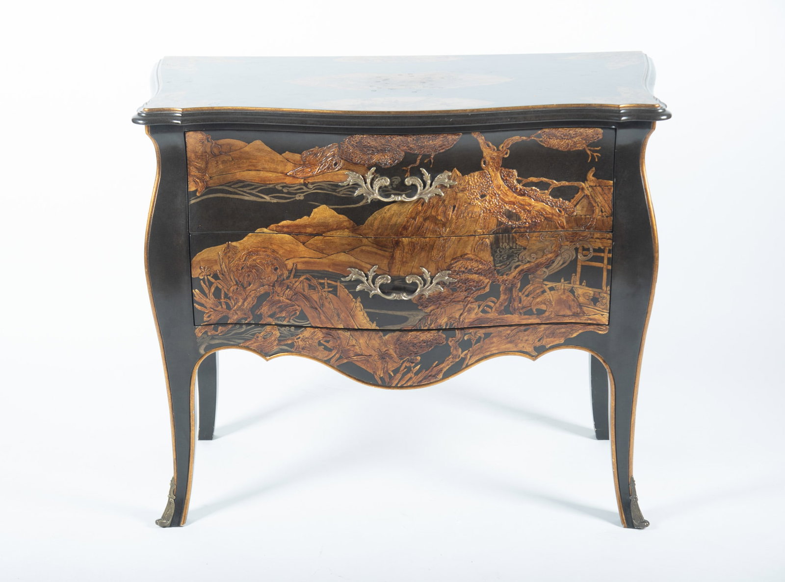 John Widdicomb French Louis XV Design Two Drawer Commode (1 of 4)