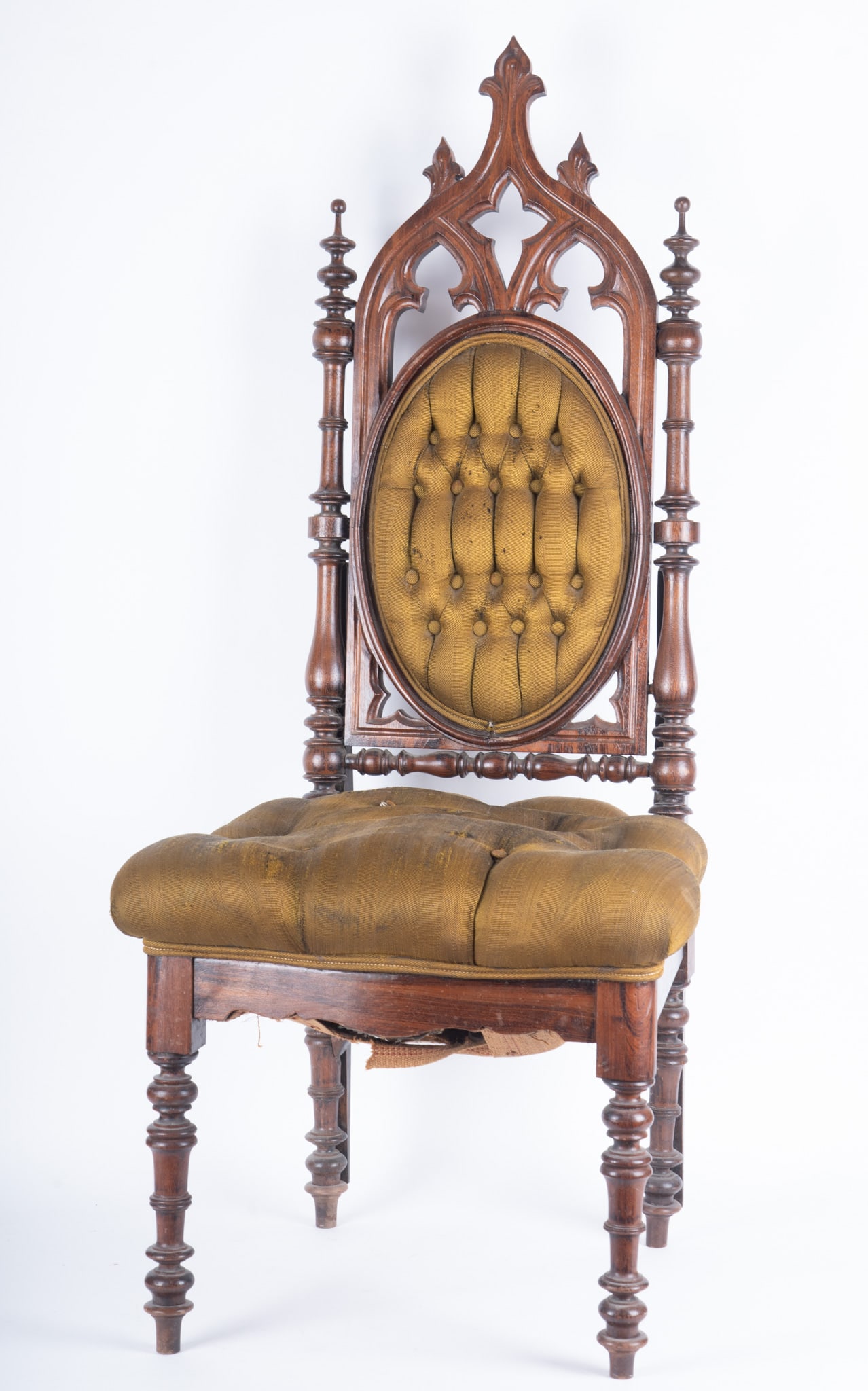 19th Century Victorian Gothic Revival Chair (1 of 3)