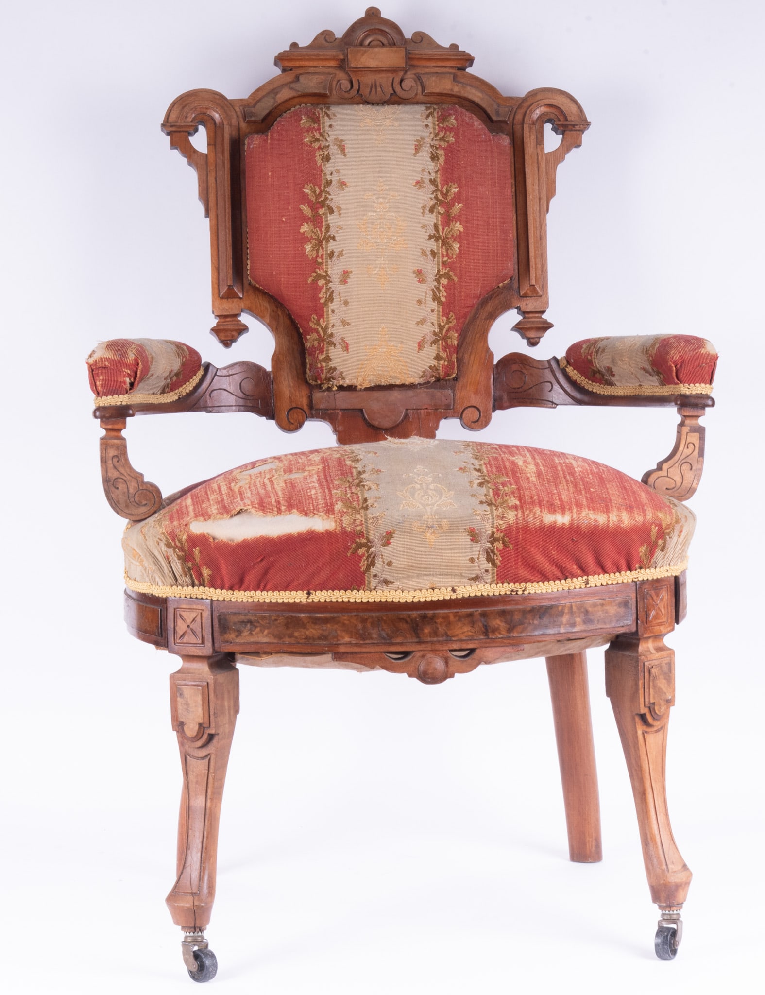 19th Century American Renaissance Revival Armchair (1 of 3)