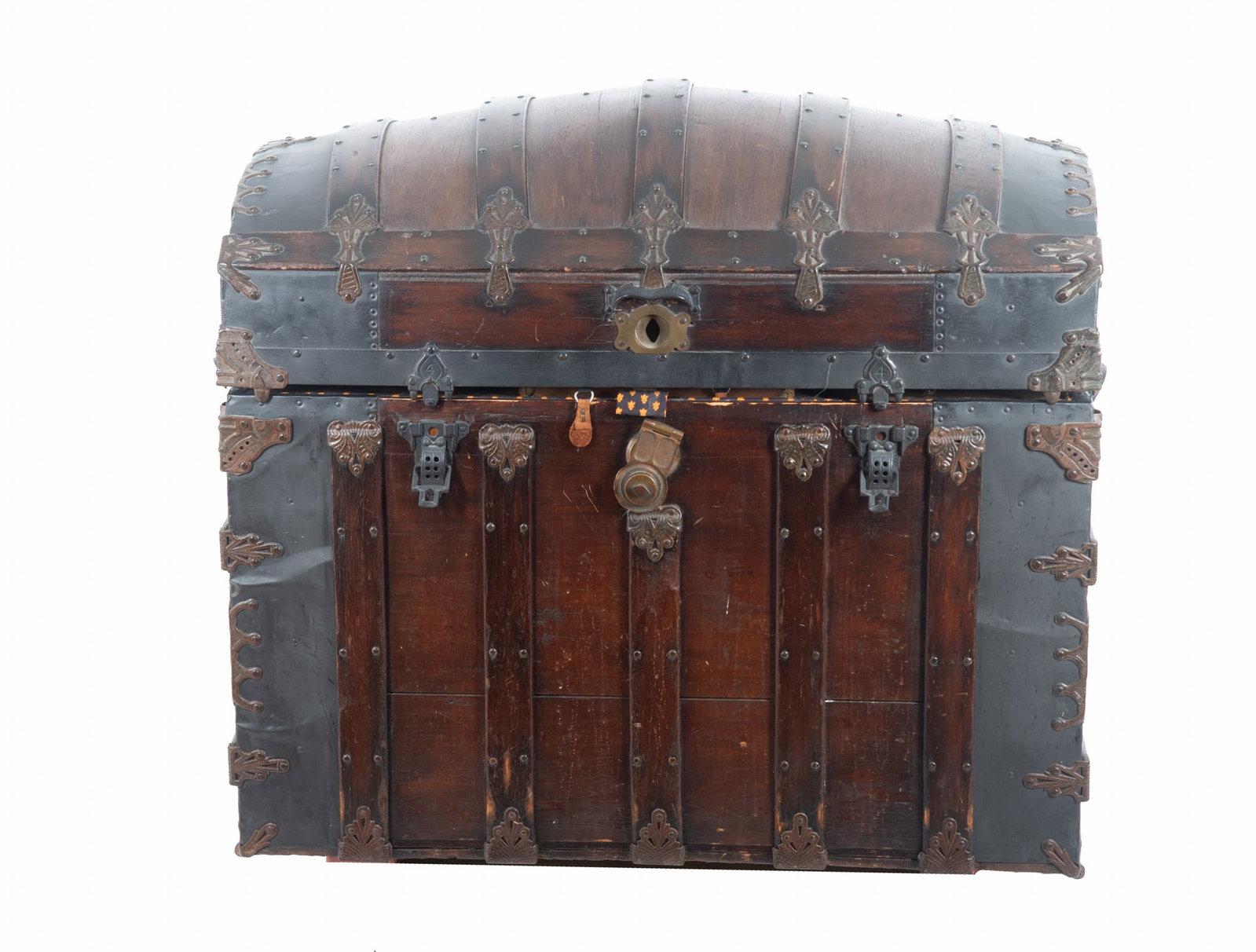 Antique Victorian Domed Steamer Trunk (1 of 5)