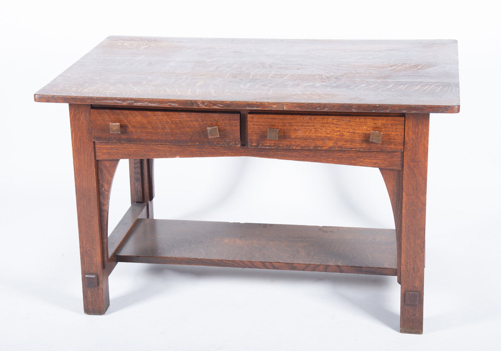 Antique Oak Limberts Arts And Crafts Desk (1 of 5)