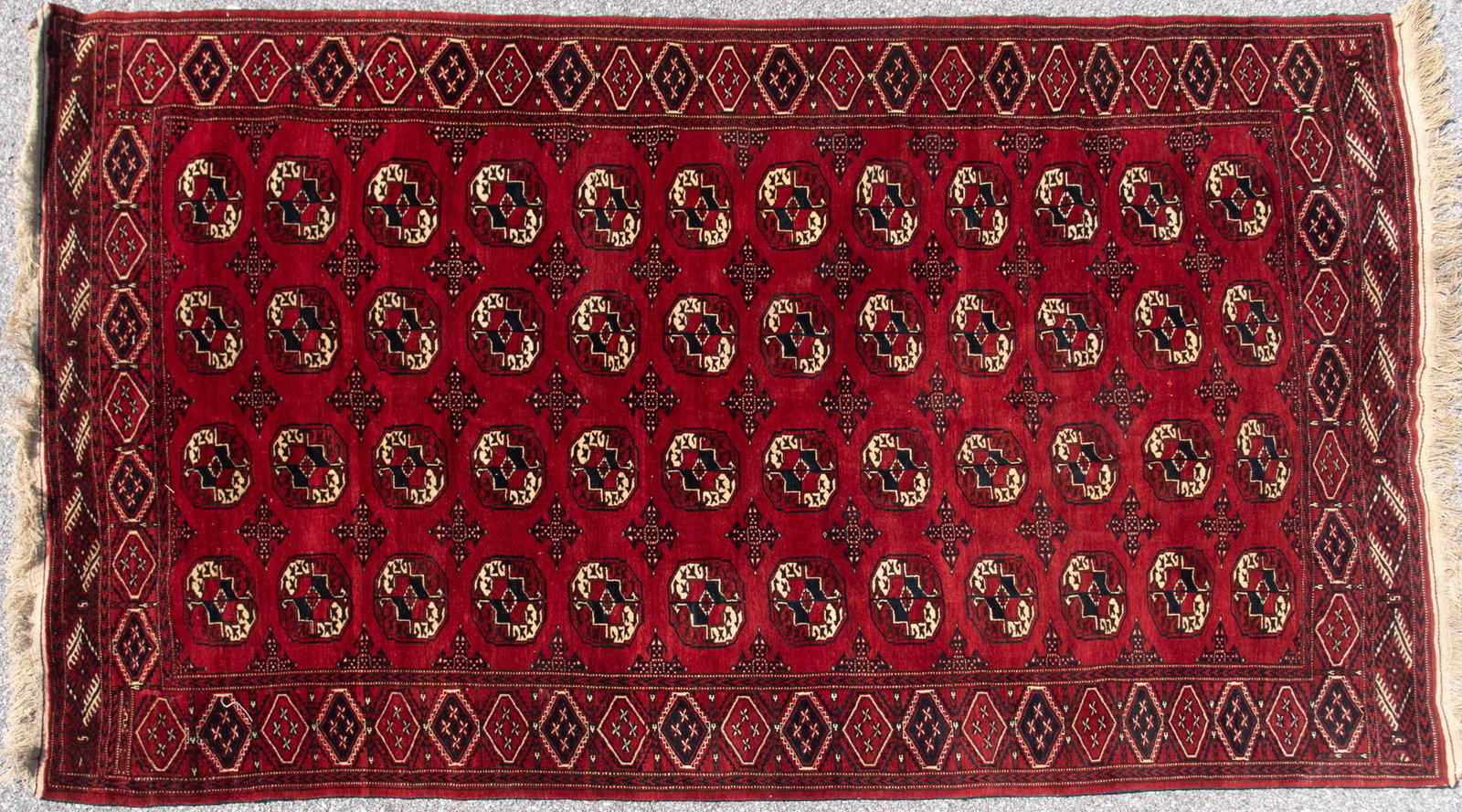 Handwoven Persian Bokhara Room Rug (1 of 3)