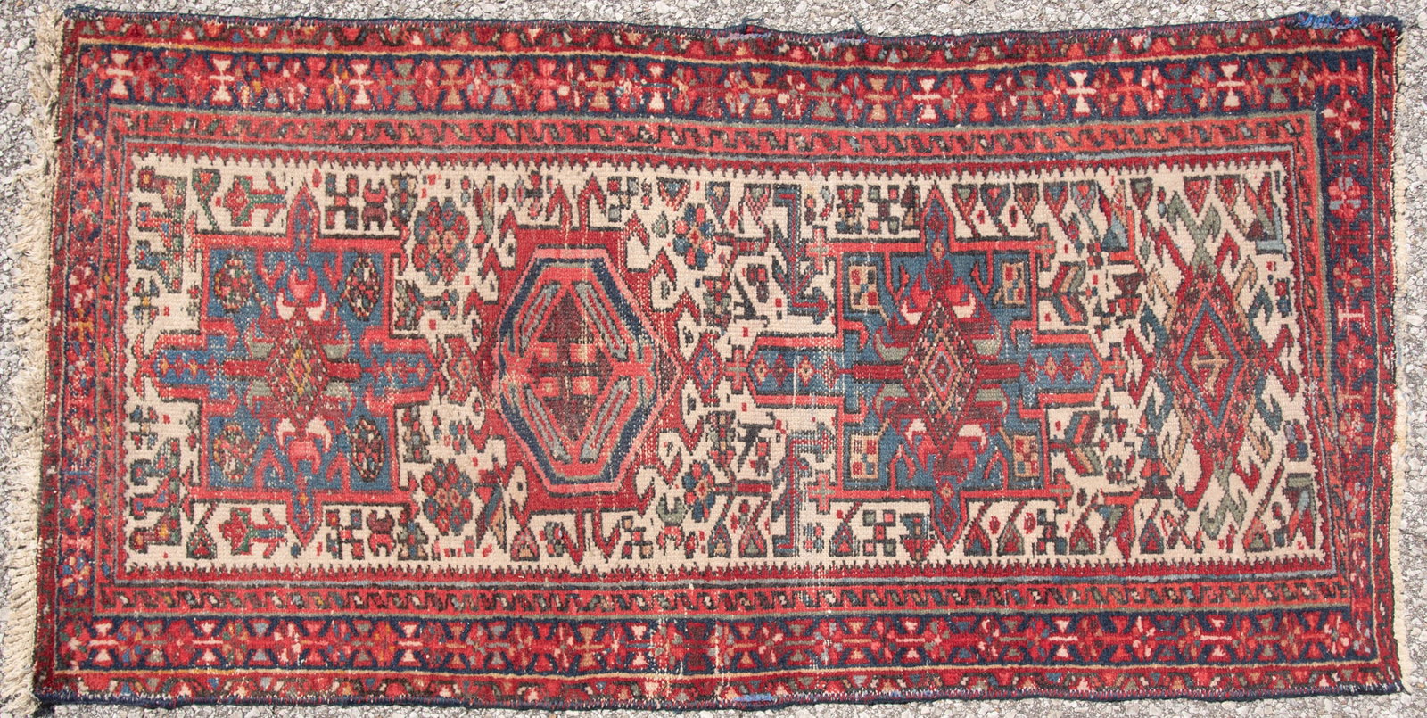 Antique Handwoven Afshar Area Rug (1 of 3)