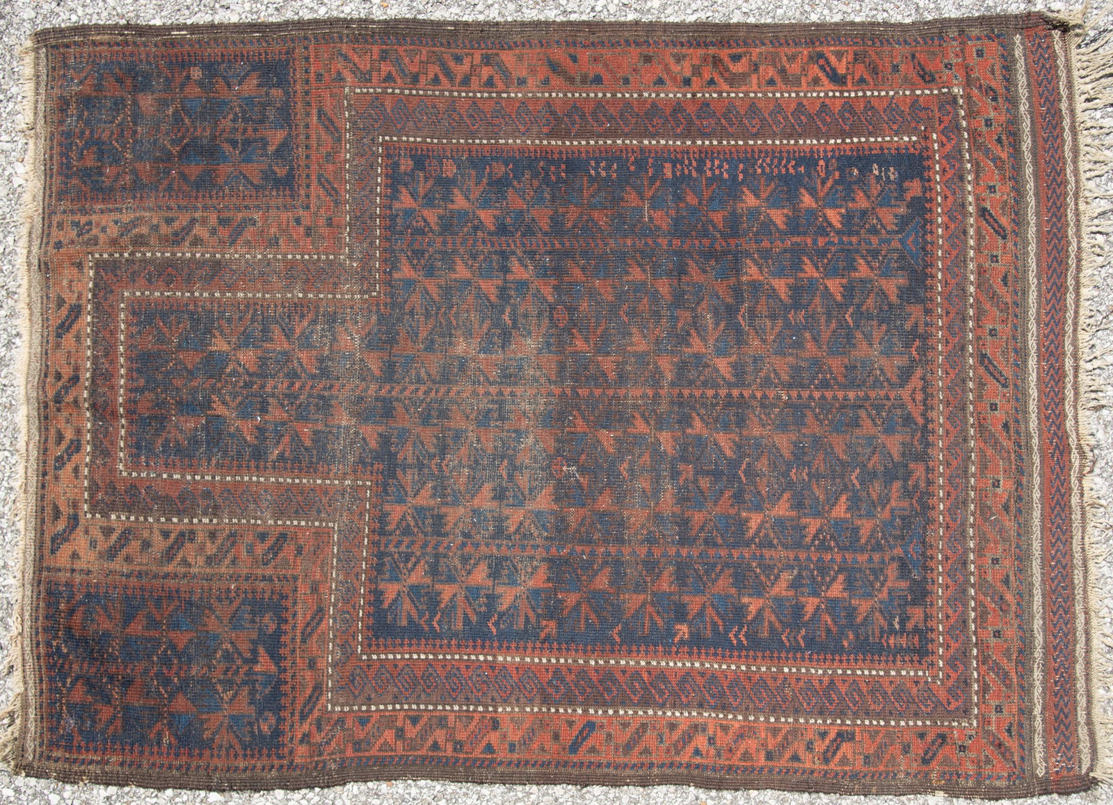 Antique Handwoven Baluch Prayer Rug (1 of 3)