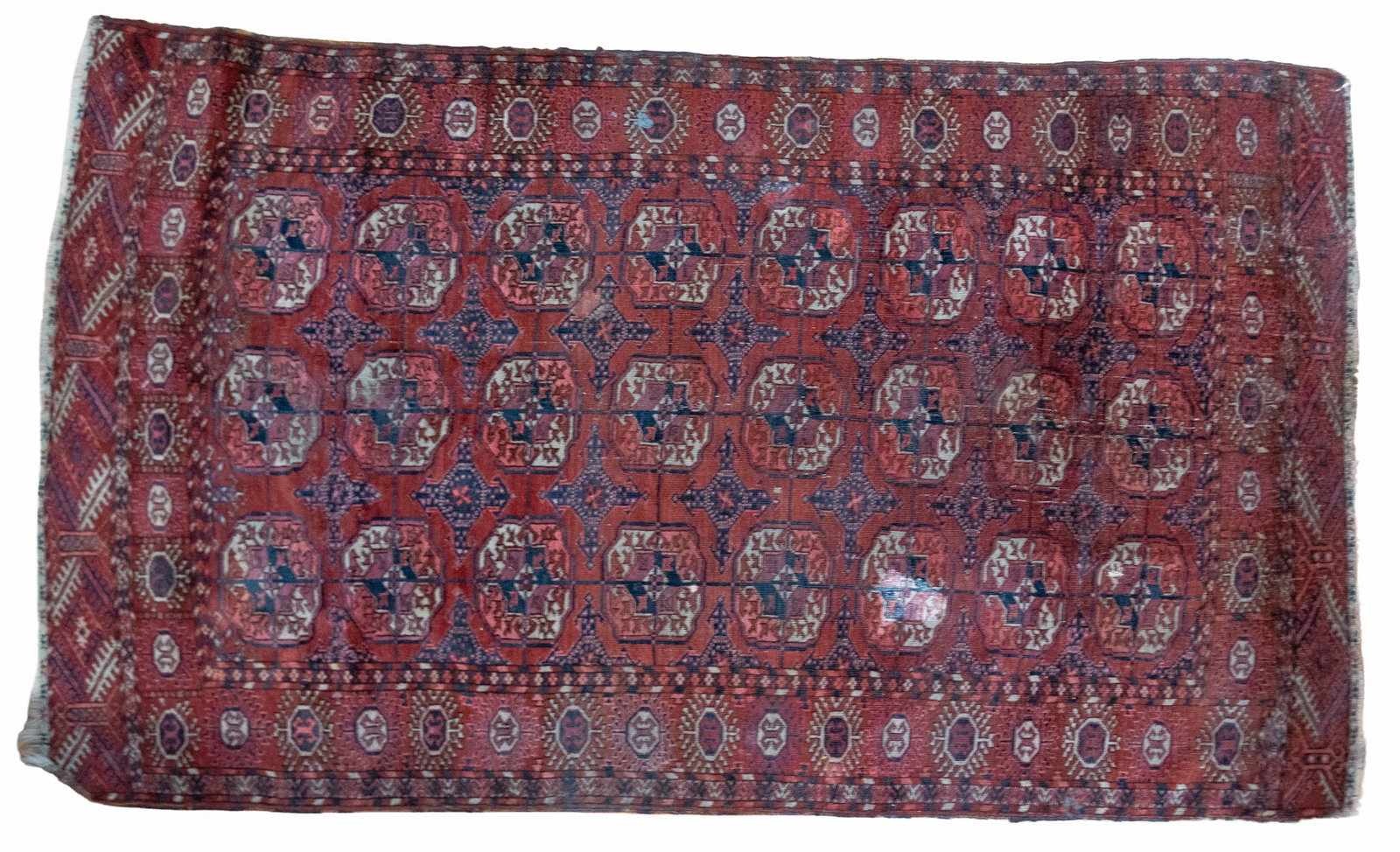 Hand Knotted Turkoman Area Rug (1 of 3)
