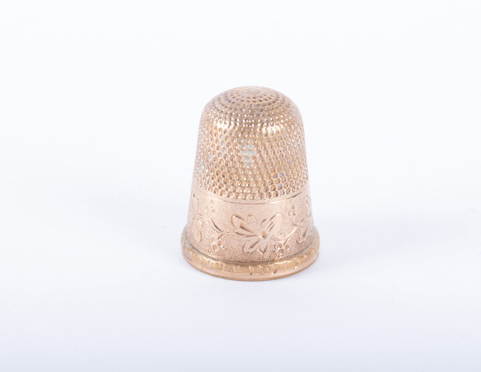 Antique 10K Yellow Gold Thimble (1 of 2)