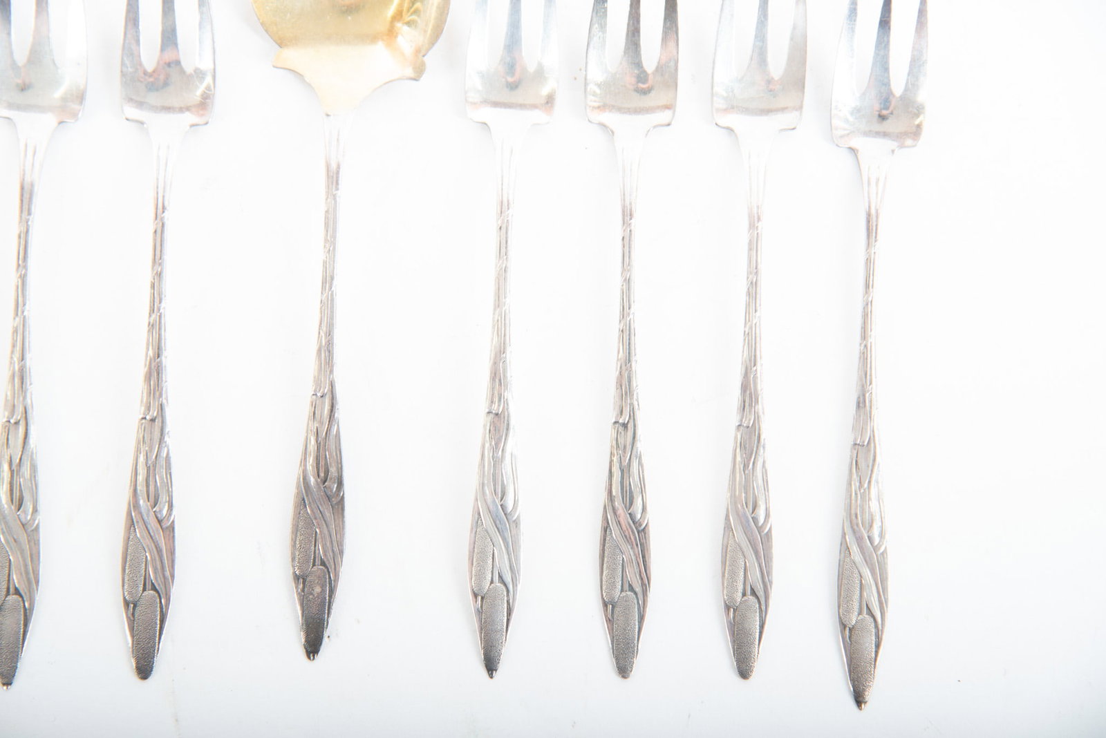 Towle Sterling Silver "Cattail" Pattern Serving Pieces - 2