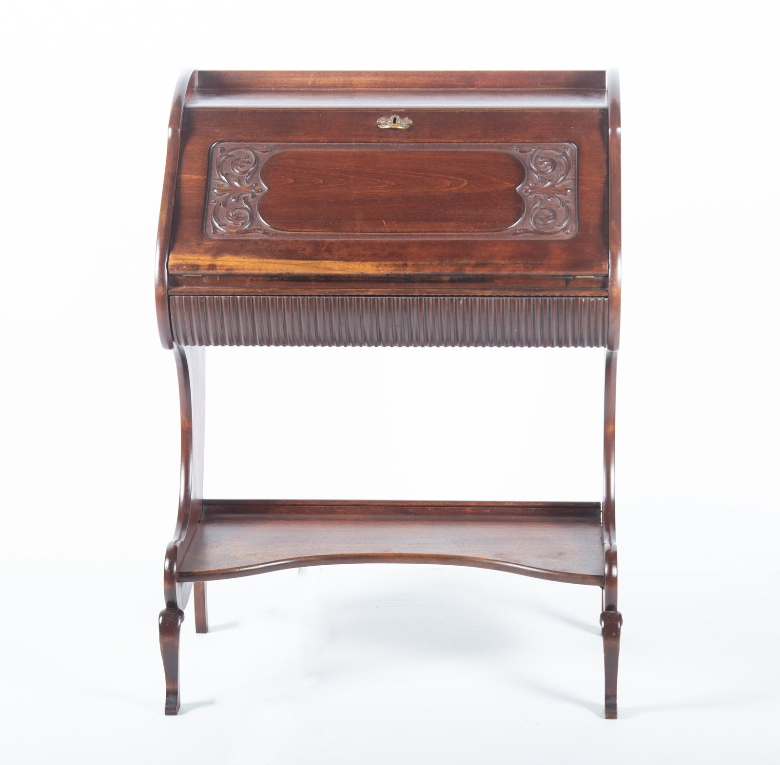Art Nouveau Period Slant Front Ladies Bureau. (1 of 4)