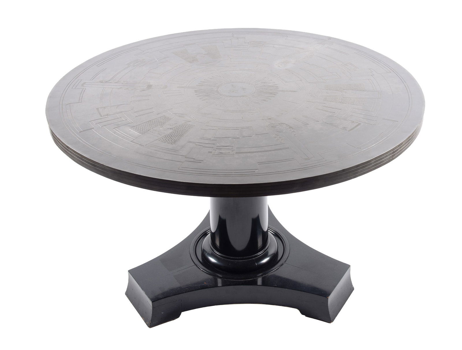 Lauritis Christian Eichner Pewter Top Table Circa 1939 (1 of 7)