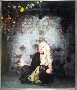 Mat Collishaw (b. 1966): Mat Collishaw - Self Portrait (Self portrait) 3-D colour slide in light box. (1997). C. 51 x 43.5 x 7 cm. A numbered copy from an edition of 10. Fully functional (with UK plug, includes plug adapter f