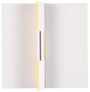 Ohne Titel: Artist: Willys De Castro Lithograph in colours on thin cardboard. (Around 1964). Sheet c. 27 x 27 x 5 cm. Unknown number of copies. Signed “Willys” on the reverse. Taxation: VAT: Margin Sc