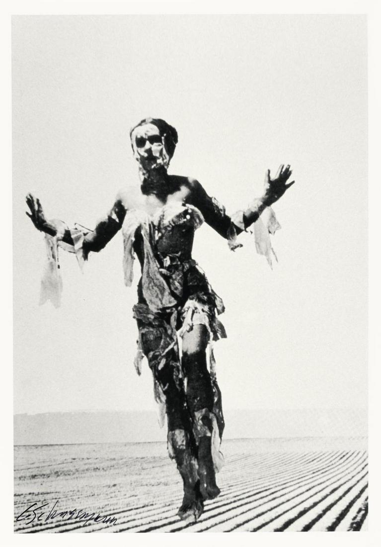 Illinois central (Kinetic theater): Artist: Carolee Schneemann Gelatin silver print on photo paper. 1968/2005. C. 40 x 27 cm (sheet c. 42.5 x 29.5 cm). A numbered copy from an edition of 6 from 2005, after a photo collage from 1968. Sig