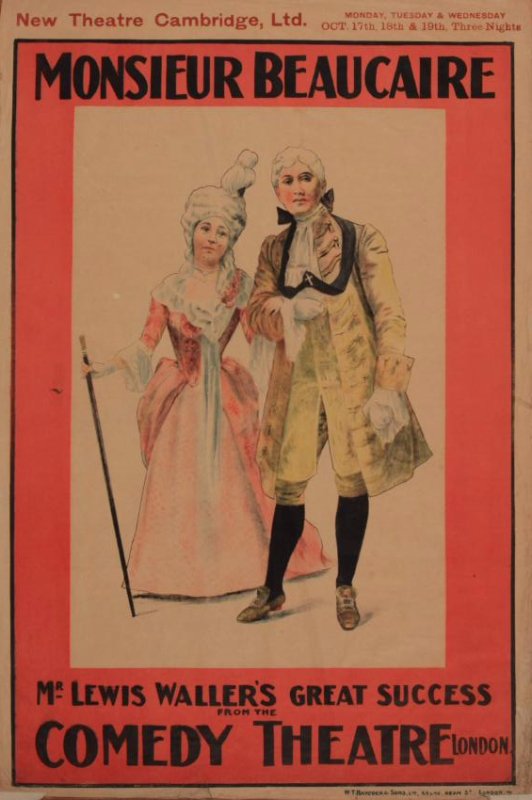 Four Edwardian Theatre posters, Mrs Charles Sugden, (1 of 4)