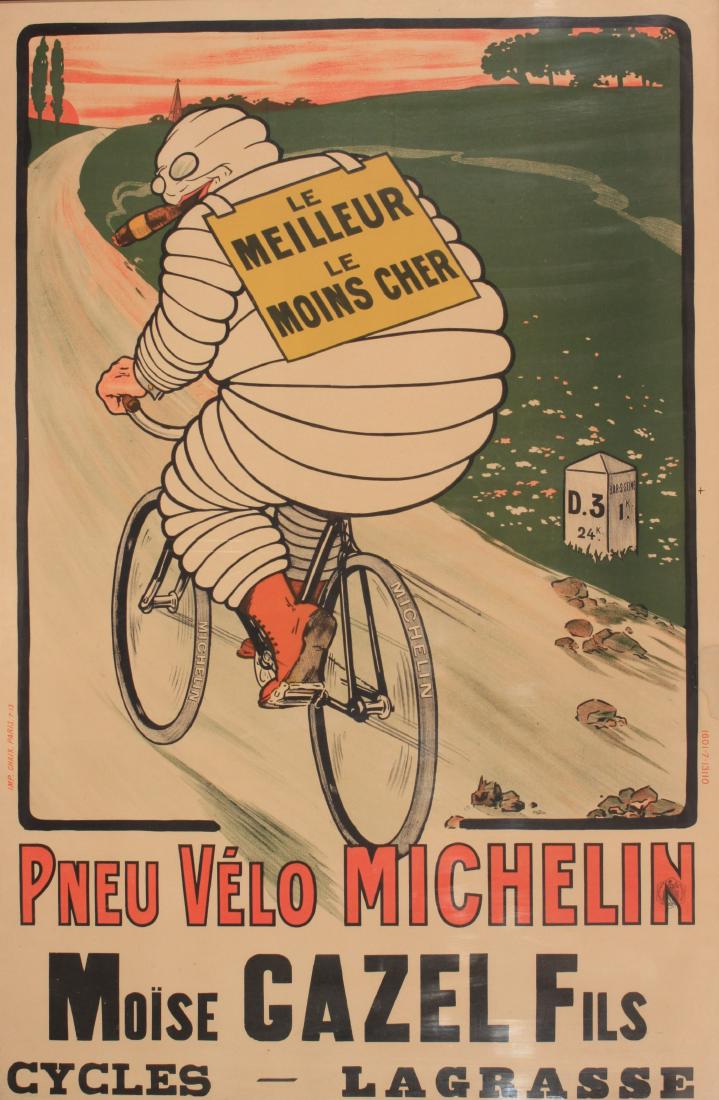 Anon (possibly O'Galop) Pneu Velo Michelin, original (1 of 1)