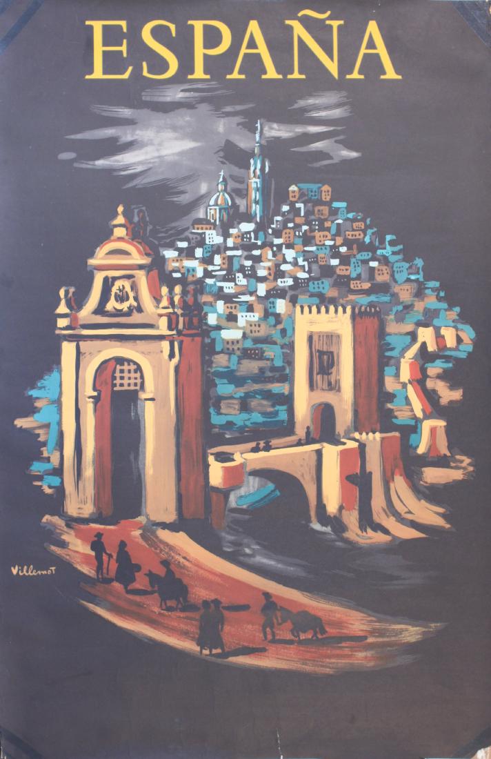 Villemot (Bernard 1911-1989) Espana,  original poster (1 of 2)
