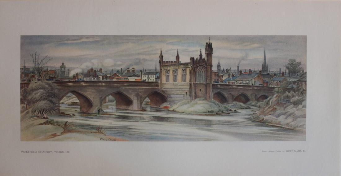 Sidney Causer (1876-1958) Wakefield Chantry Yorkshire, (1 of 1)