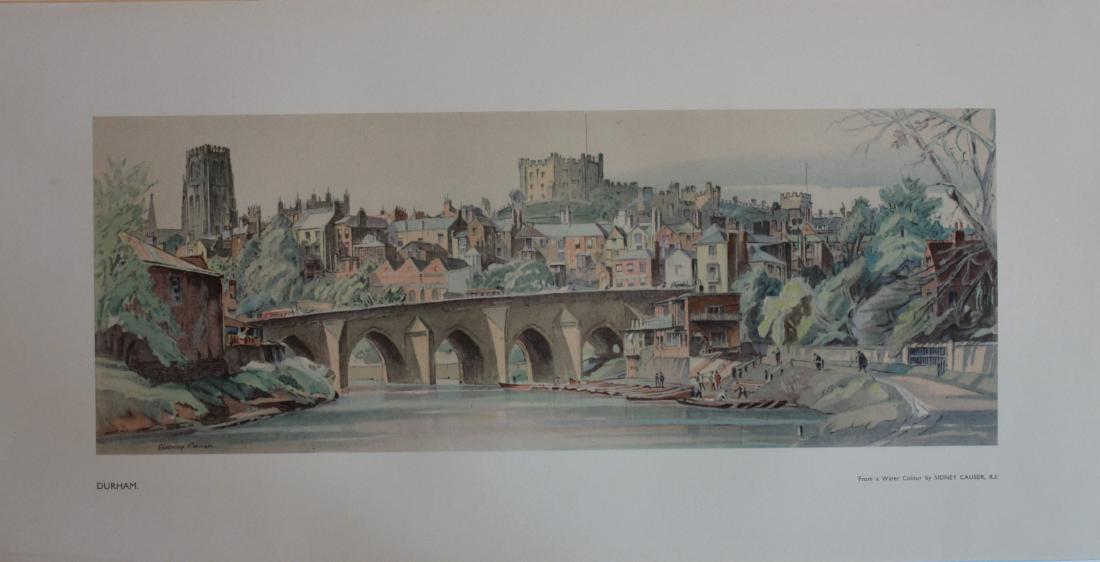 Sidney Causer (1876-1958) Durham,  LNER Carriage print (1 of 1)