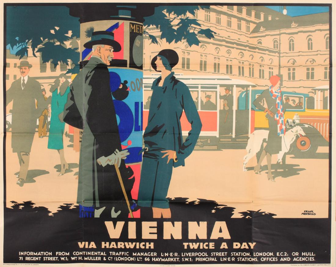 Frank Newbould (1887-1951) Vienna via Harwich Twice a (1 of 1)