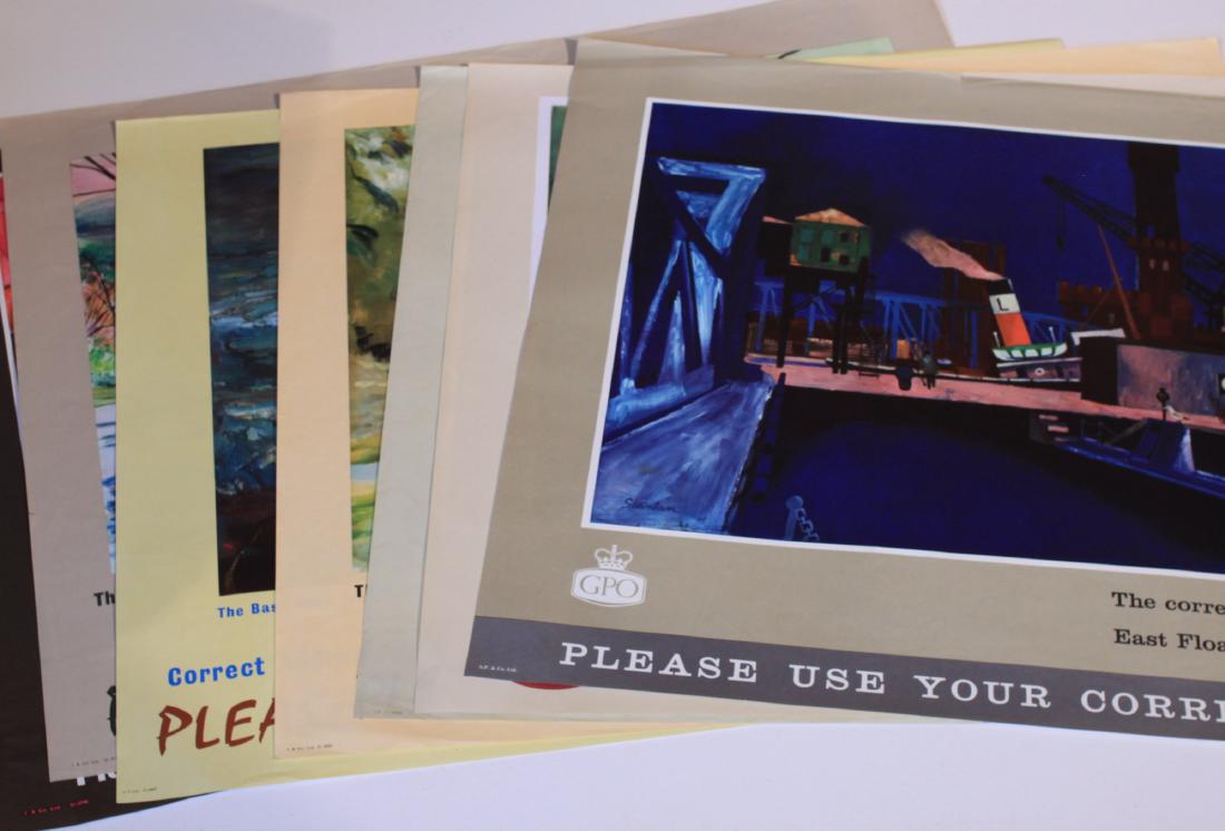 A collection of eight GPO posters from the  "Please use (1 of 1)
