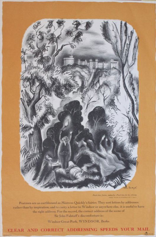 John Farleigh (1900-1965) Windsor Castle (1 of 1)