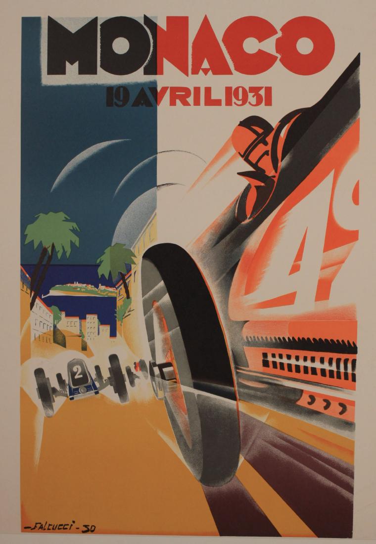 Falcucci Monaco 1931, Automobile Club de Monaco poster (1 of 1)
