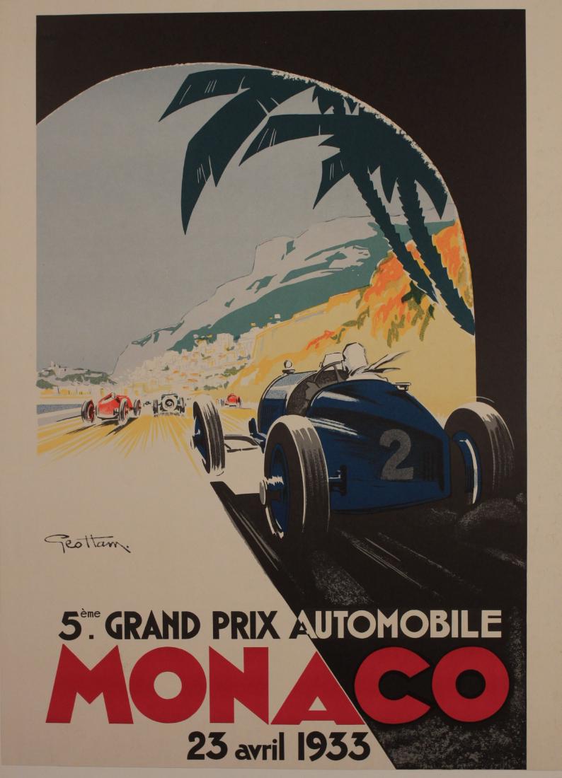 Geo Ham  5eme. Grand Prix Automobile Monaco 1933, (1 of 1)