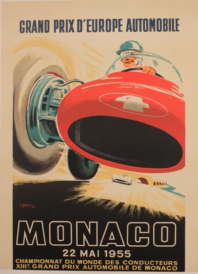J Ramel Grand Prix d~Europe Monaco 1955, Automobile (1 of 1)