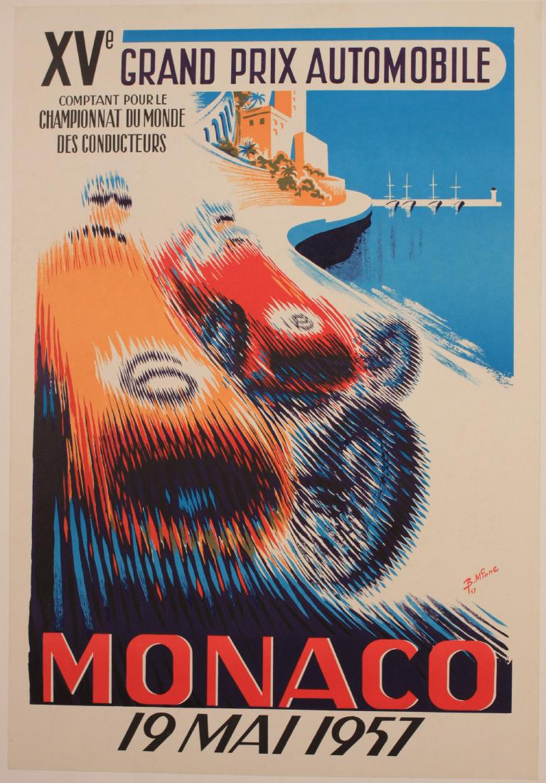 B Minne XVe Grand Prix Monaco 1957, Automobile Club de (1 of 1)