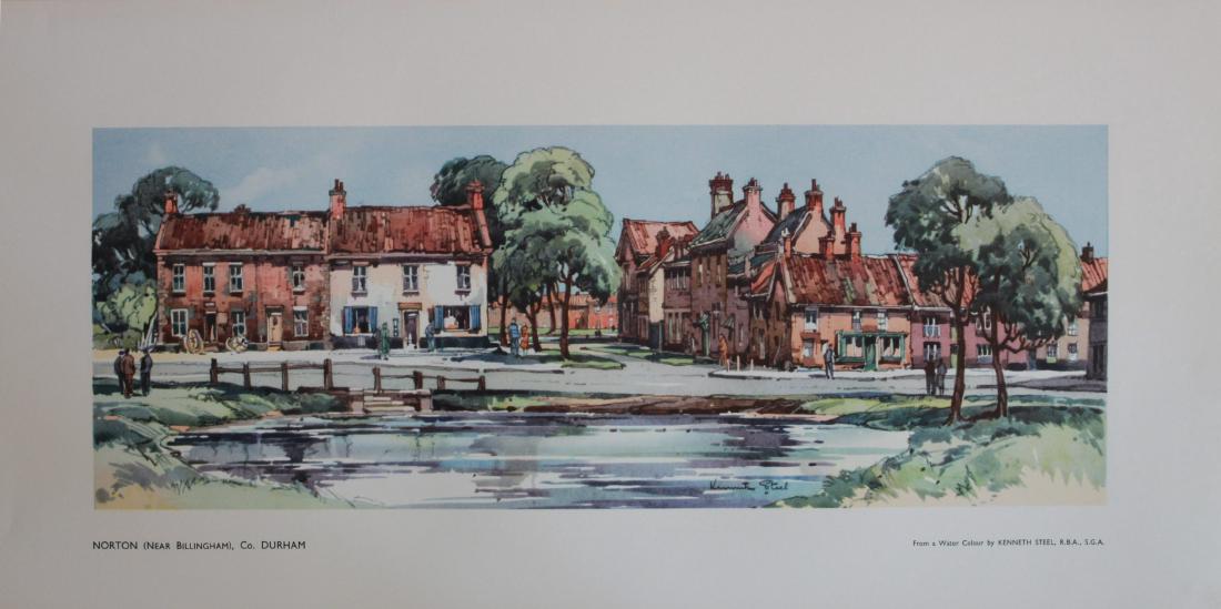 Kenneth Steel (1906-1970) Norton near Billington Co. (1 of 1)