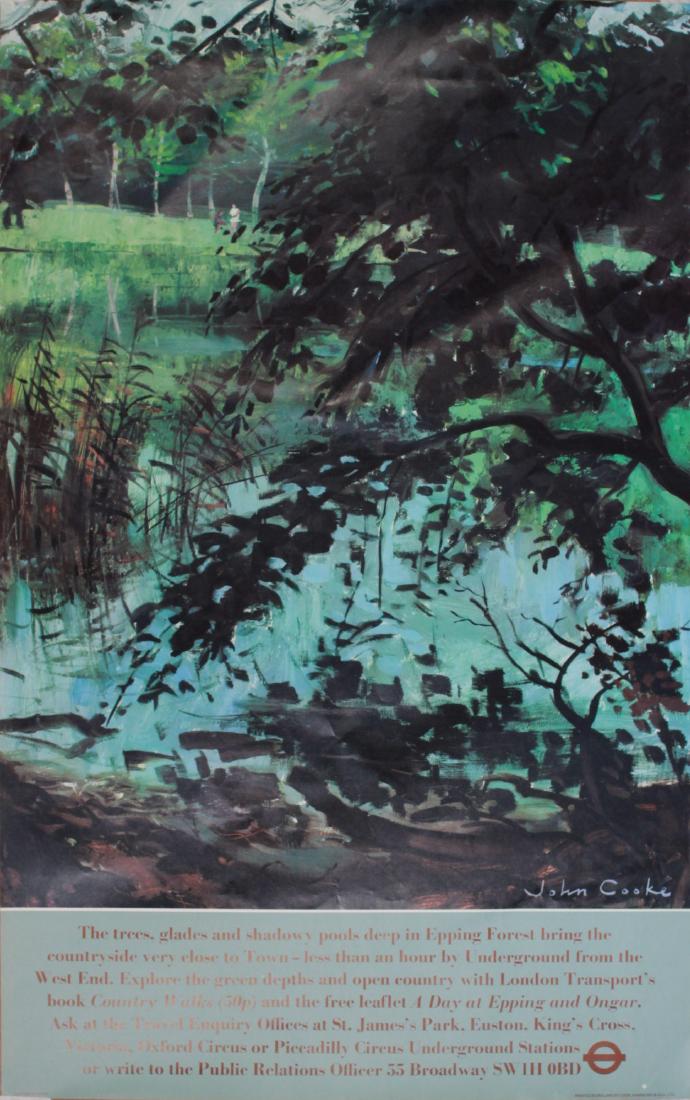 John Cooke (b.1929) Epping Forest, original poster (1 of 1)