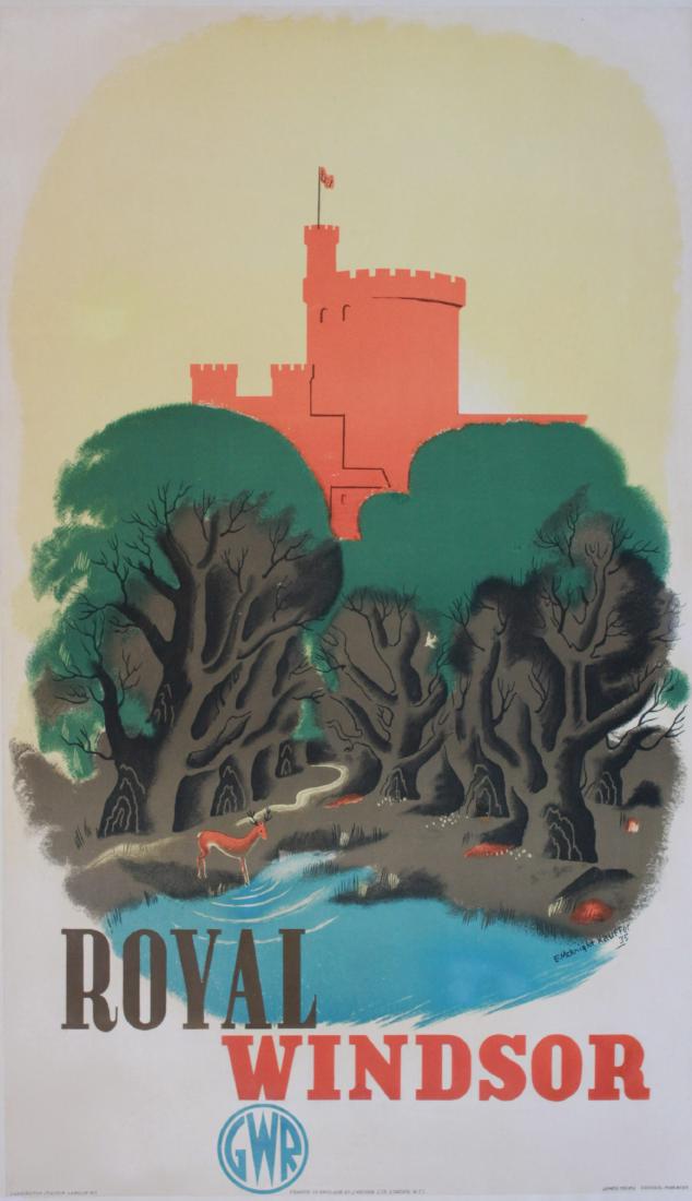 McKnight Kauffer (Edward 1899-1954) Royal Windsor GWR, (1 of 1)