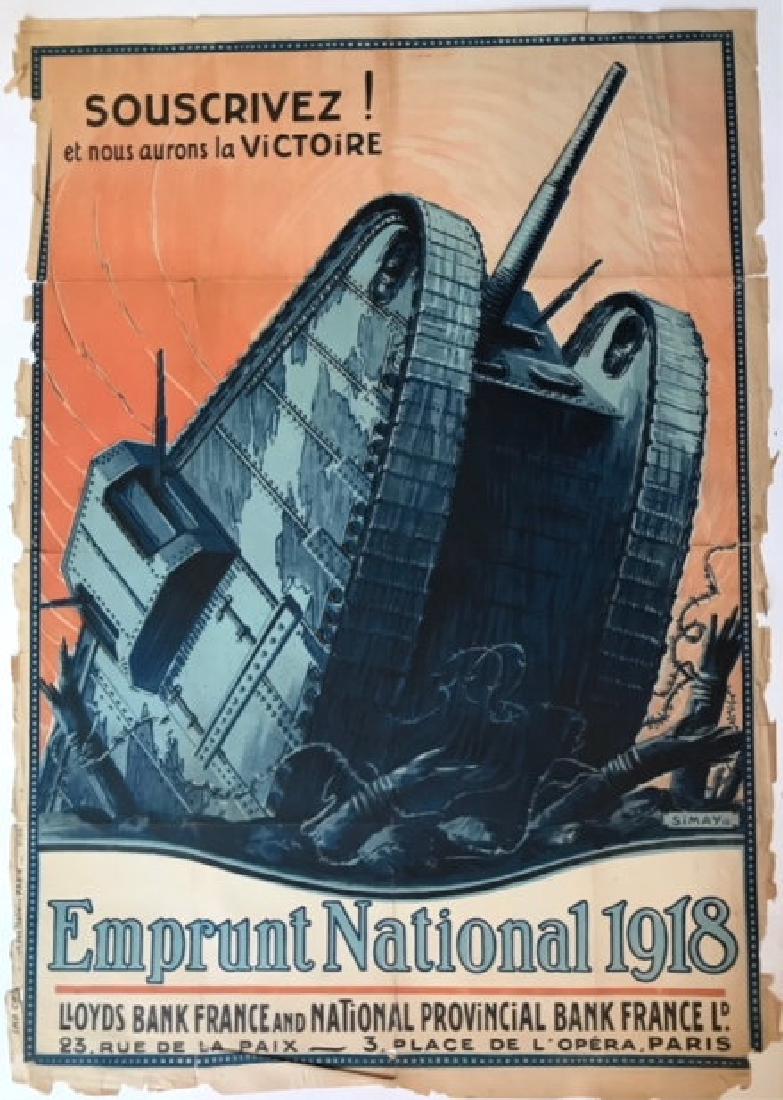 Simay Souscrivez A l'Emprunt de la Liberation, 1918, (1 of 1)