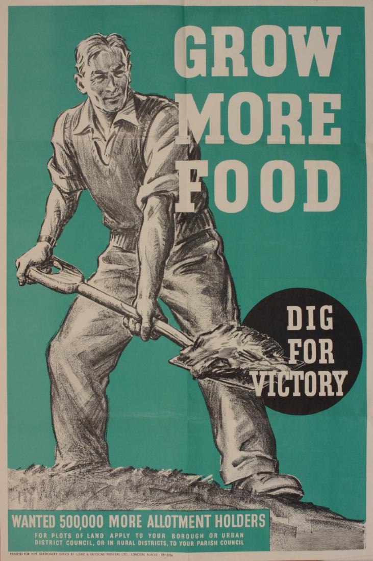Anon "S" Grow More Food Dig for Victory, original (1 of 1)