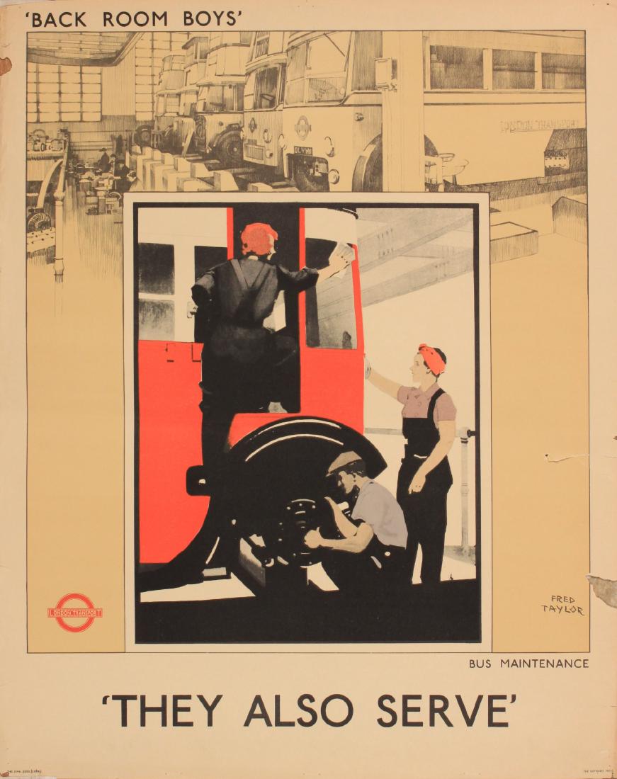 Fred Taylor (1875-1963) "Back Room Boys" Bus (1 of 1)