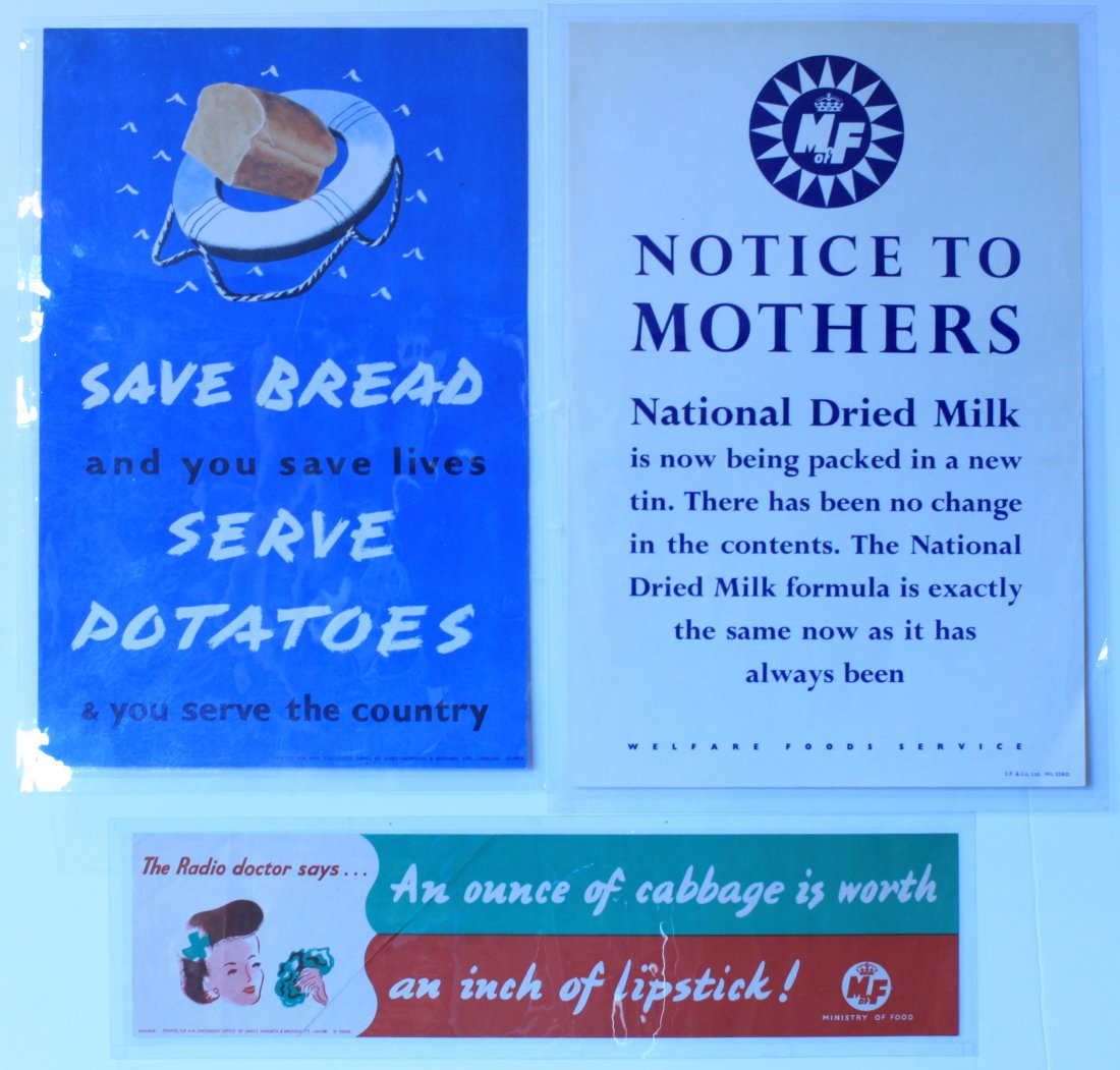 Save Bread and you save lives ..., original WW2 poster (1 of 1)