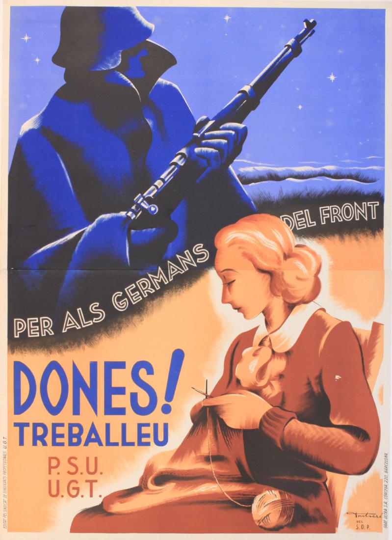 Carles Fontsere (1916-2007)  Donnes! Treballeu (Women! (1 of 1)