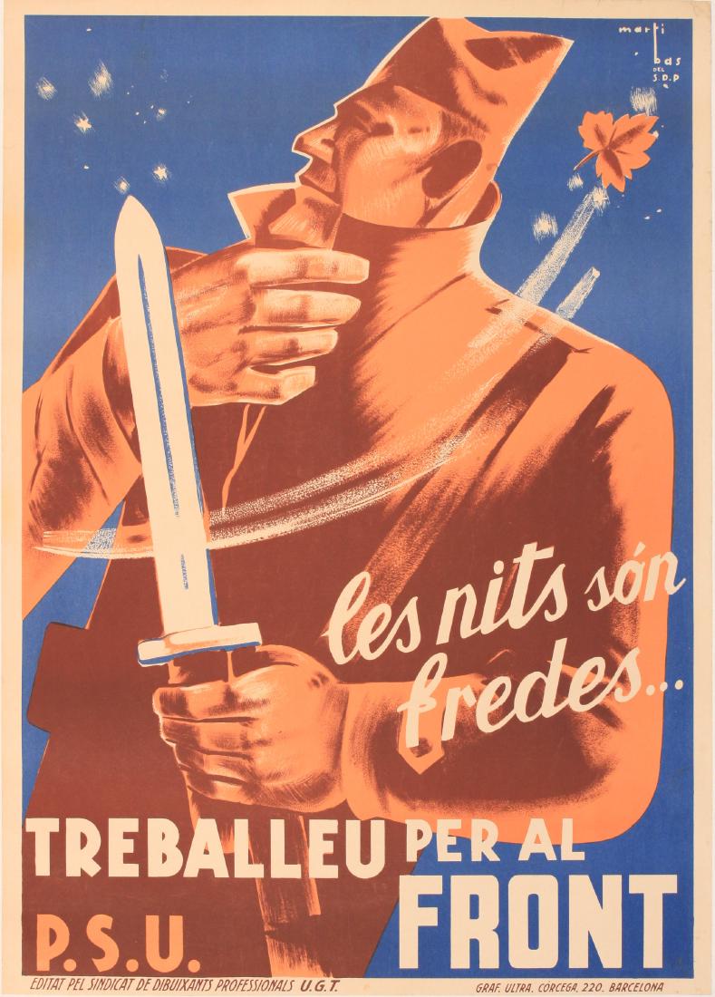 Marti Bas (1910-1966) Les nits son fredes - treballau (1 of 1)