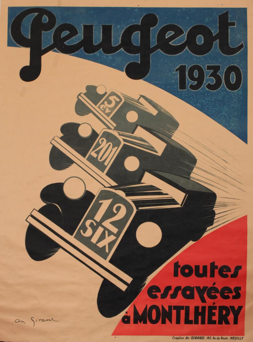 Girard (Andre 1901-1968) Peugeot 1930, toutes essayees (1 of 1)