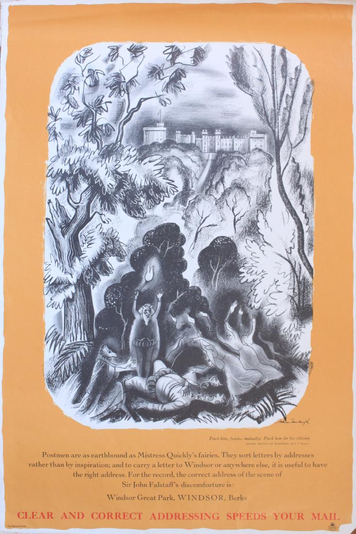 John Farleigh (1900-1965) Windsor Castle, Clear and (1 of 3)