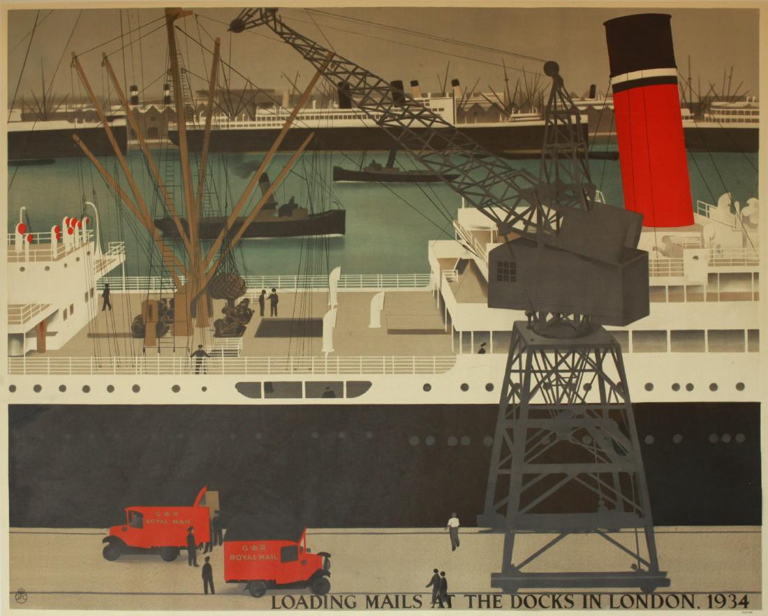 H S Williamson (Harold Sandys 1892-1978) Loading Mails (1 of 1)