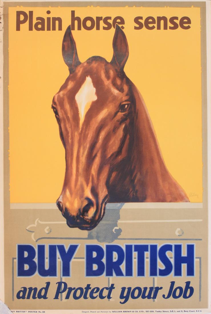 Riley (Harry 1895-1966) Plain horse sense , Buy British (1 of 1)