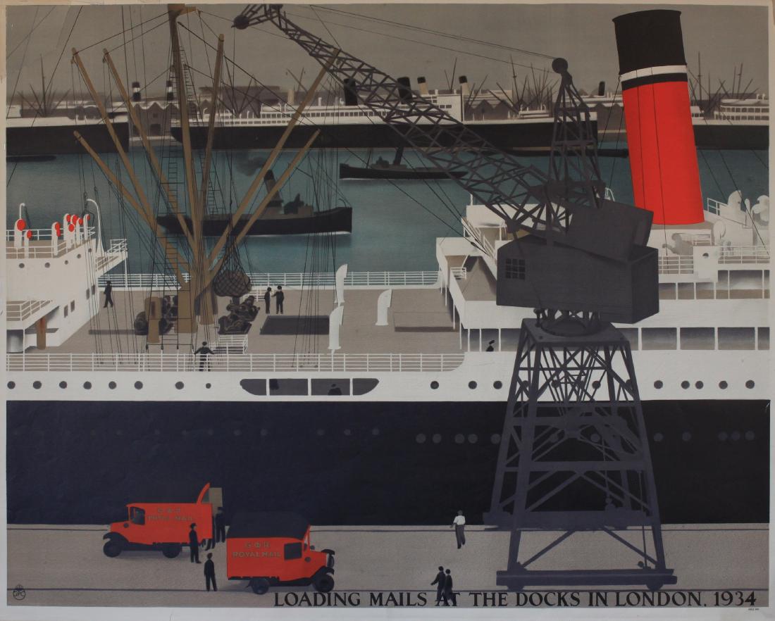 H S Williamson (Harold Sandys 1892-1978) Loading Mails (1 of 1)