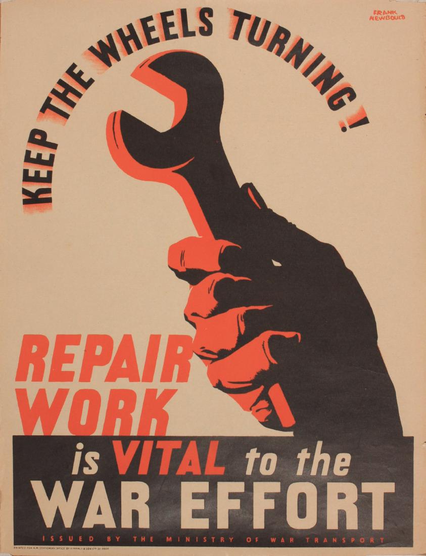 Frank Newbould (1887-1951) Keep the wheels turning ! (1 of 1)