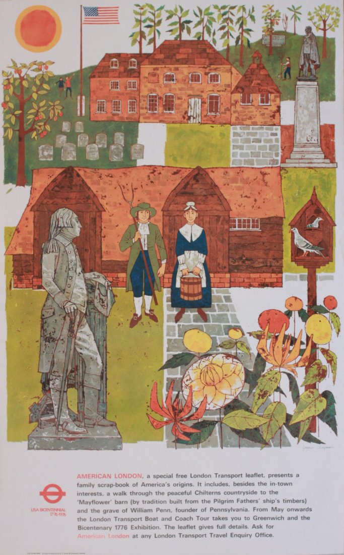 Gaynor Chapman (1935-2000) American London, original po (1 of 2)