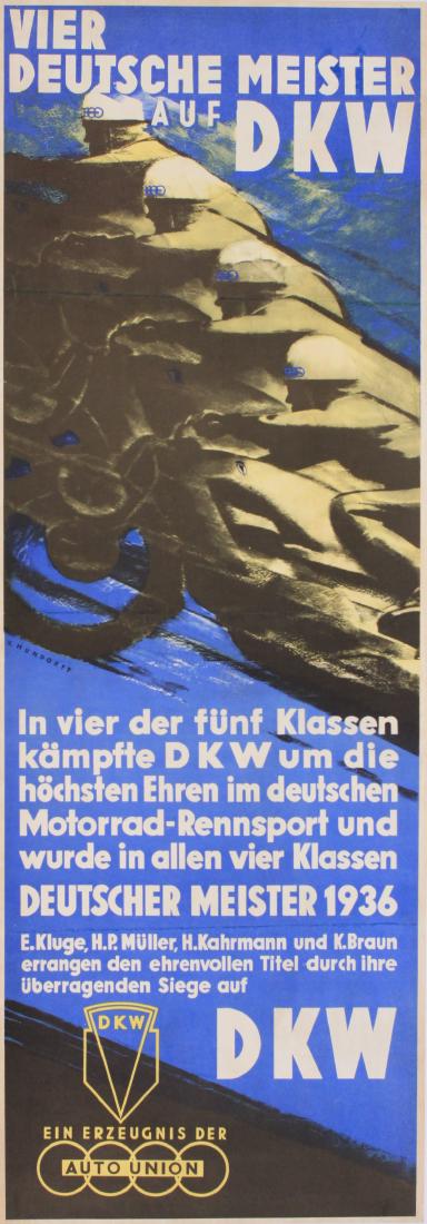 V. Mundorff  Vier Deutsche Meister auf  DKW 1936 , (1 of 1)