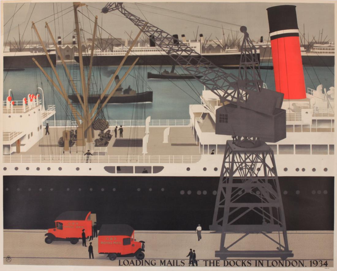 H S Williamson (Harold Sandys 1892-1978) Loading Mails (1 of 1)