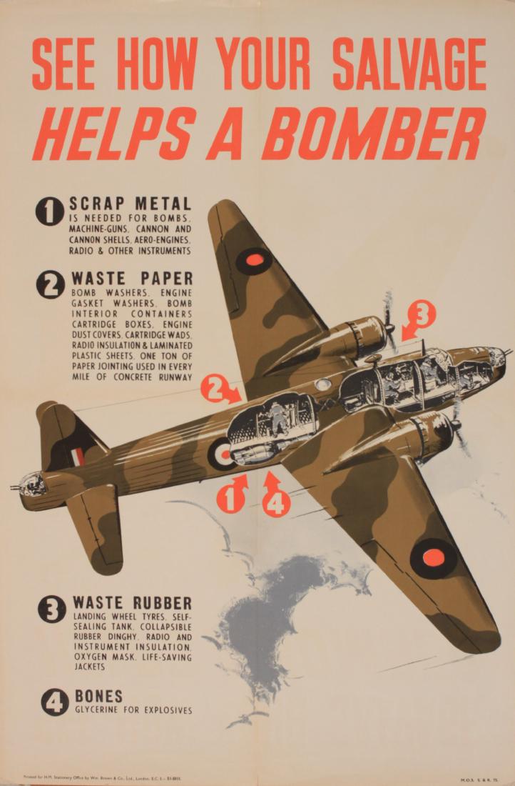 See How Your Salvage Helps a Bomber , original WW2 (1 of 1)