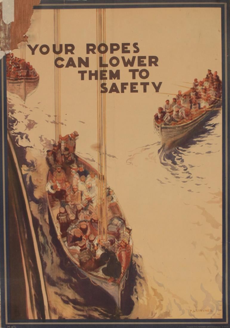 P A Staynes (Percy Angelo 1875-1953) Your Tow Ropes and (1 of 2)